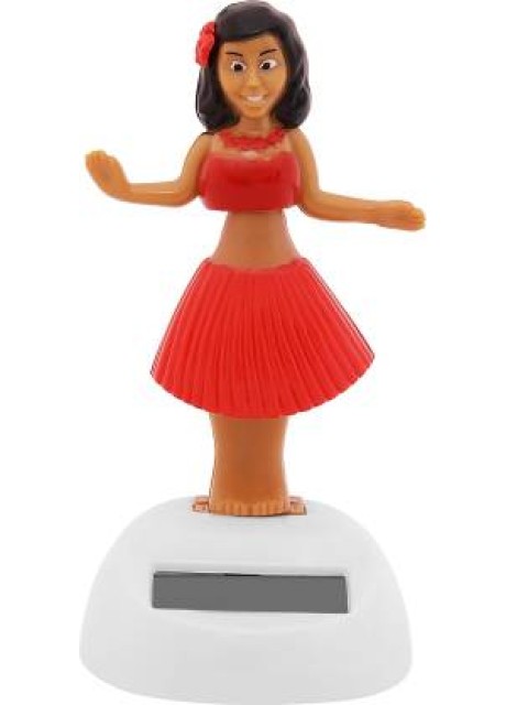 Voila Solar Powered Dancing Hula Girl Swinging Bobble Doll Gift Car Home_Assorted Color